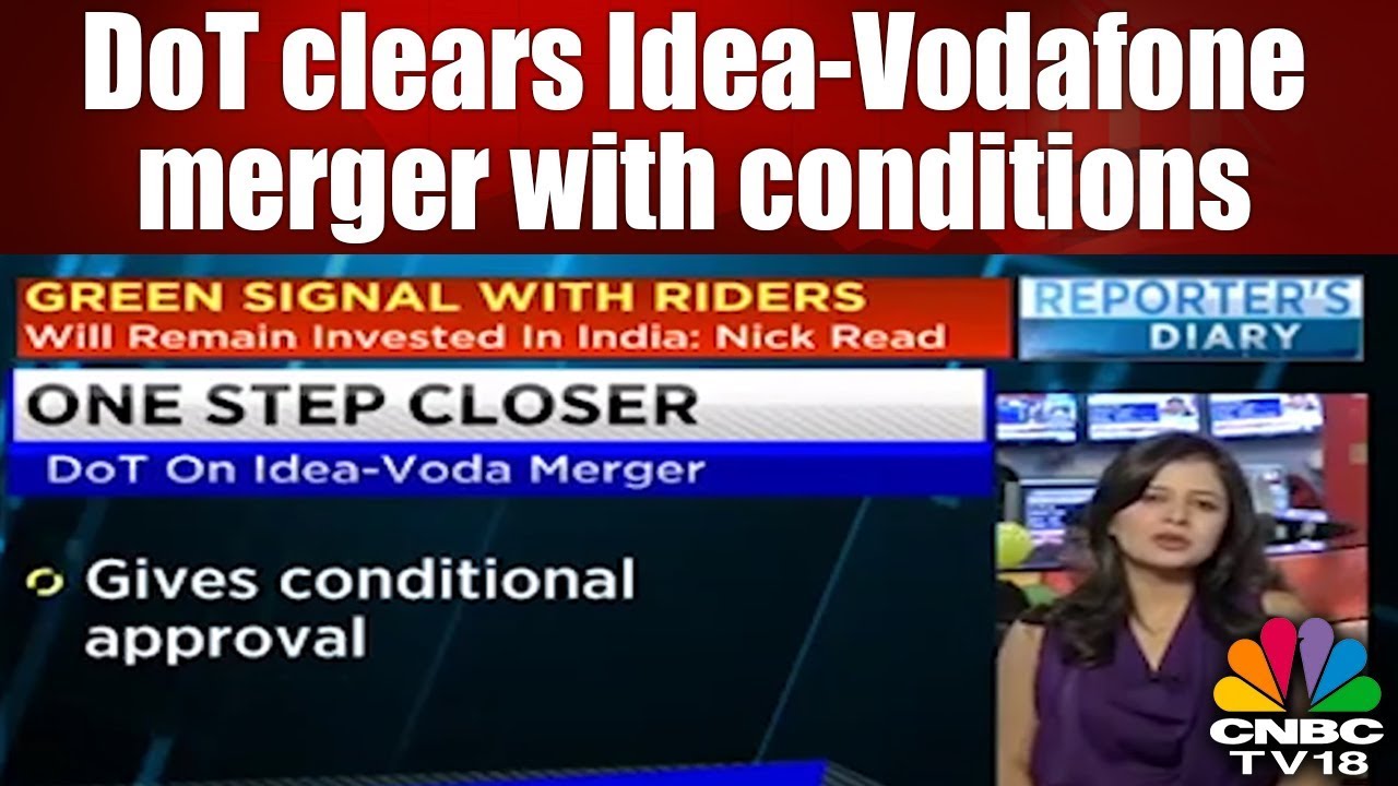DoT clears Idea-Vodafone merger with conditions | Reporters Diary | CNBC TV18