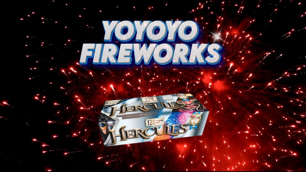 HERCULES in 4K | JORGE FIREWORKS | 25 / 30 MM