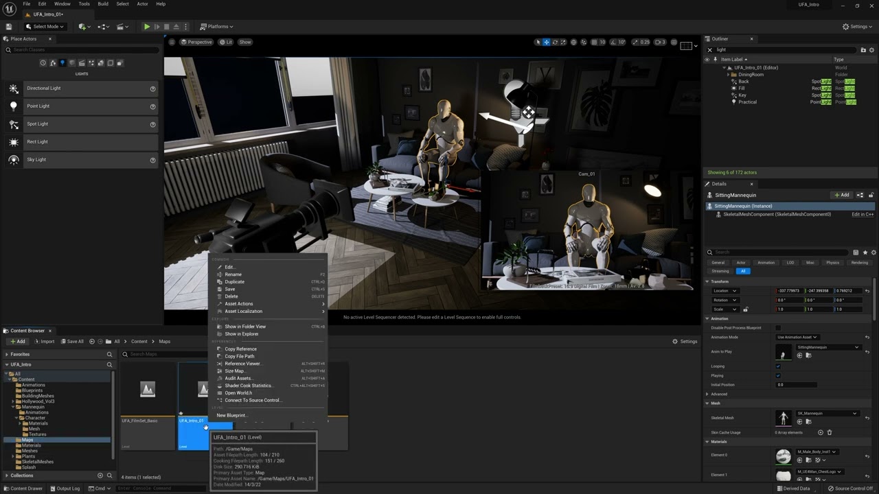Unreal Film Fundamentals - 08 - Pose and Saving