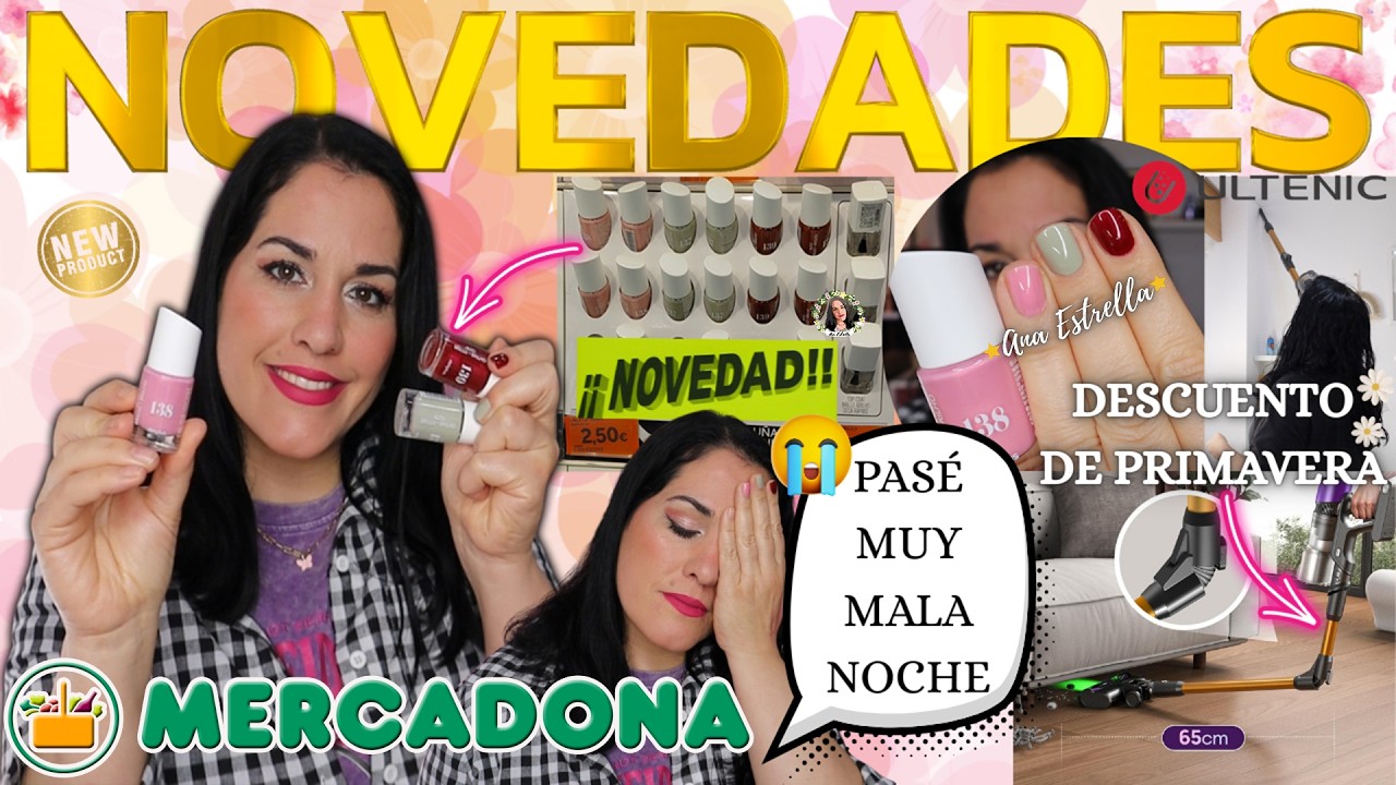 🔥HOY VIERNES 13 DE MARZO🔥NOVEDADES MERCADONA NUEVOS ESMALTES+ULTECNIC U20 OFERTA PRIMAVERA🌸