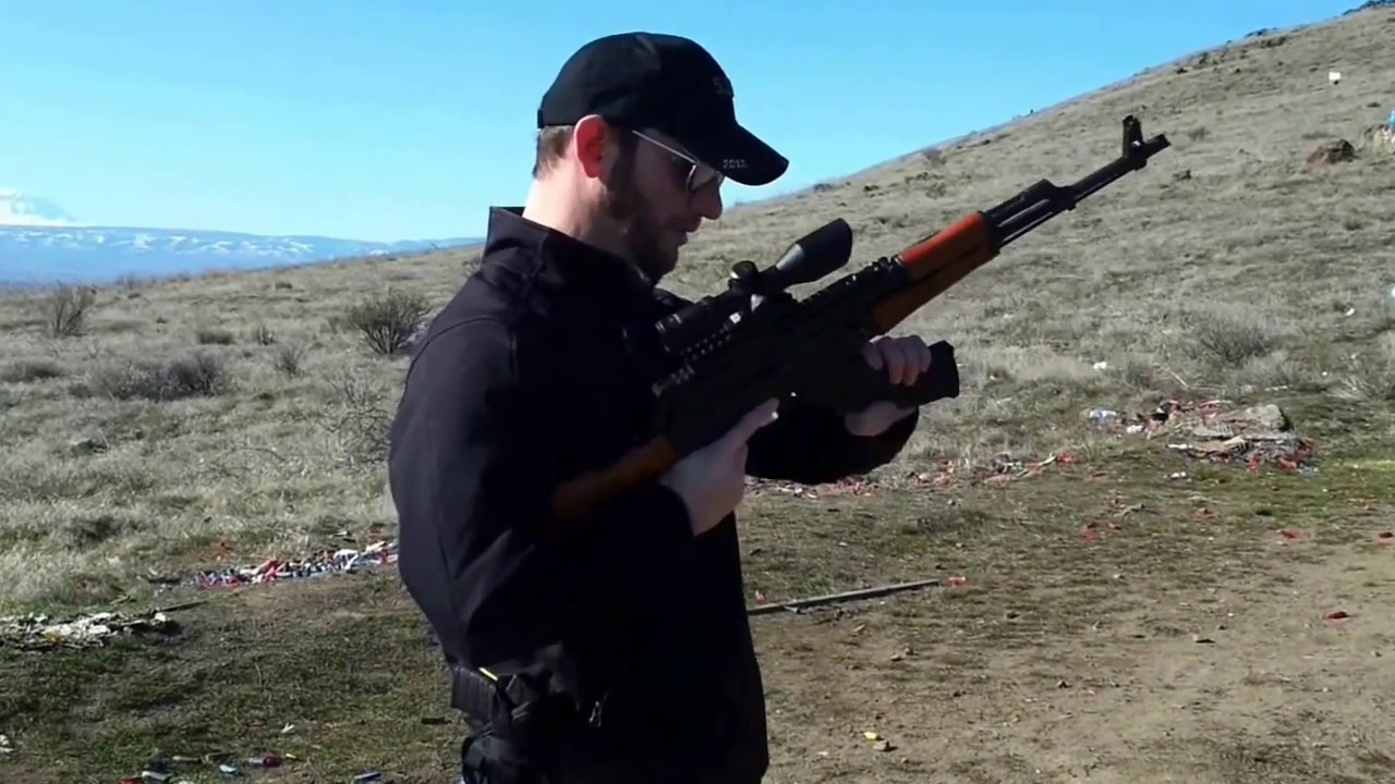 I O  AK 47 Rifle Top Rail Mount Scope modification Gunsmith