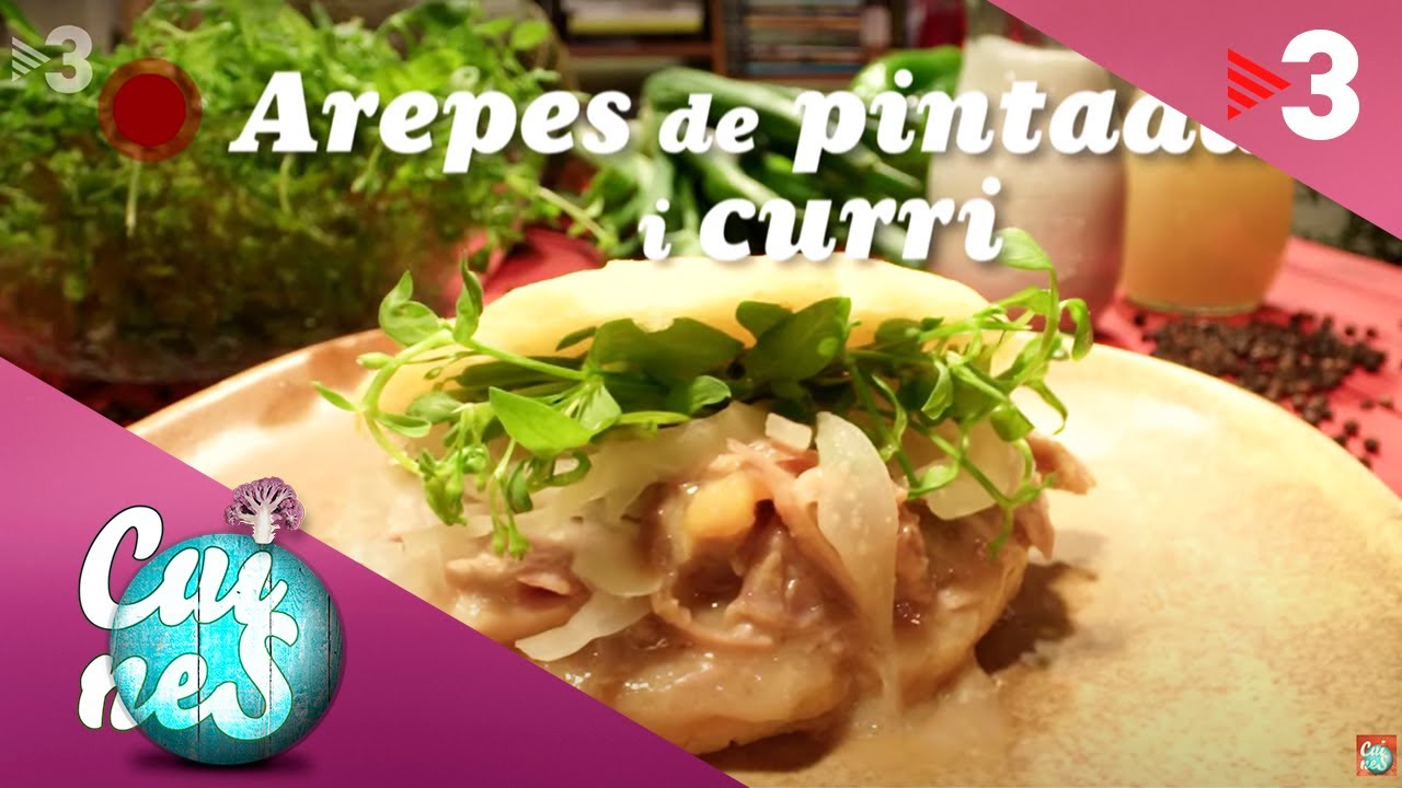 Arepes de pintada i curri - Cuines
