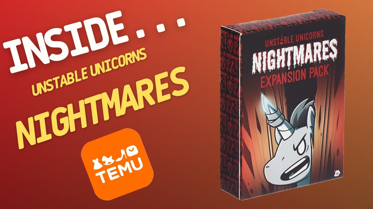 Дополнение Unstable Unicorns Nightmares — обзоры игр temu | Внутри #405