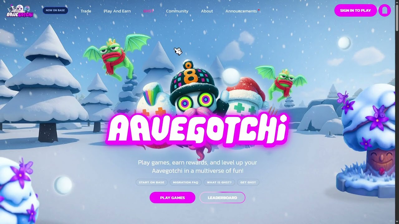 О проекте Aavegotchi ($GHST)