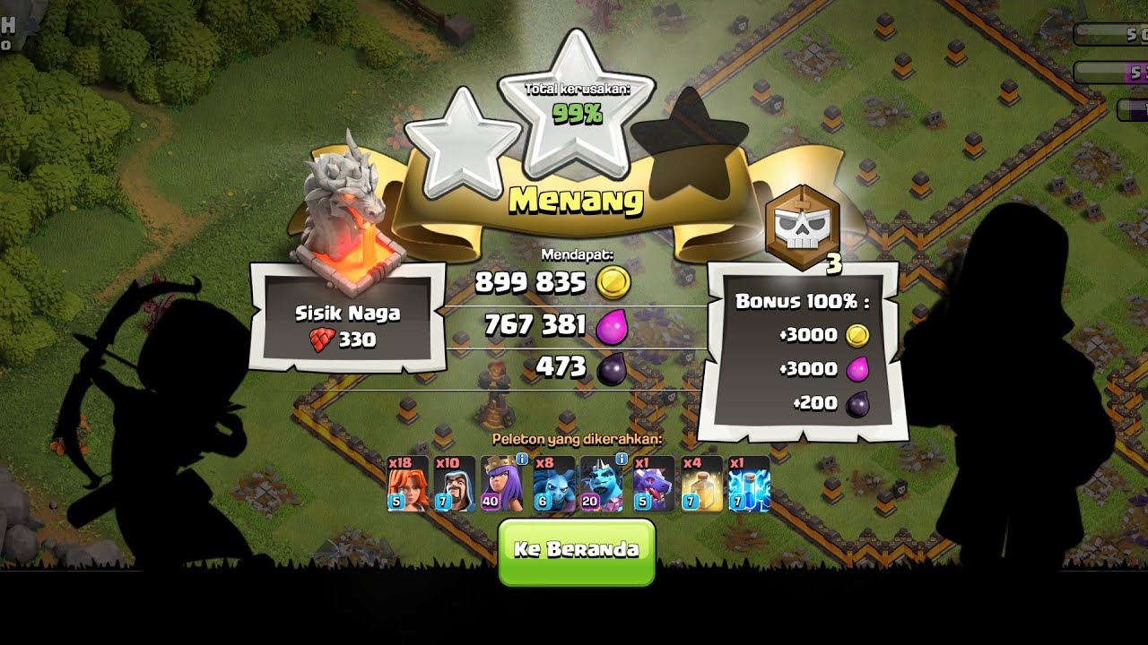 99% Kurang Inferno Tower Belum Hancur - Clash of Clans