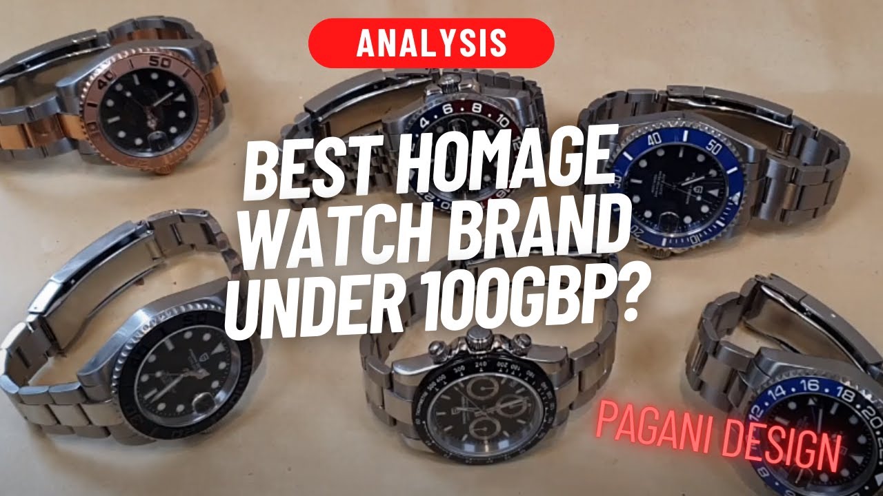 BEST 'LUXURY' HOMAGE WATCH BRAND UNDER £100? PAGANI DESIGN...