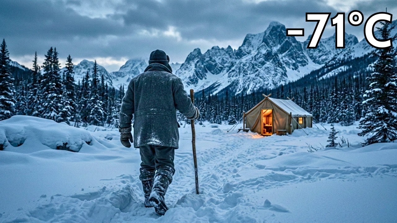Surviving a -71°C Frozen Apocalypse: 24H Under A Rock Shelter | Survival Odyssey
