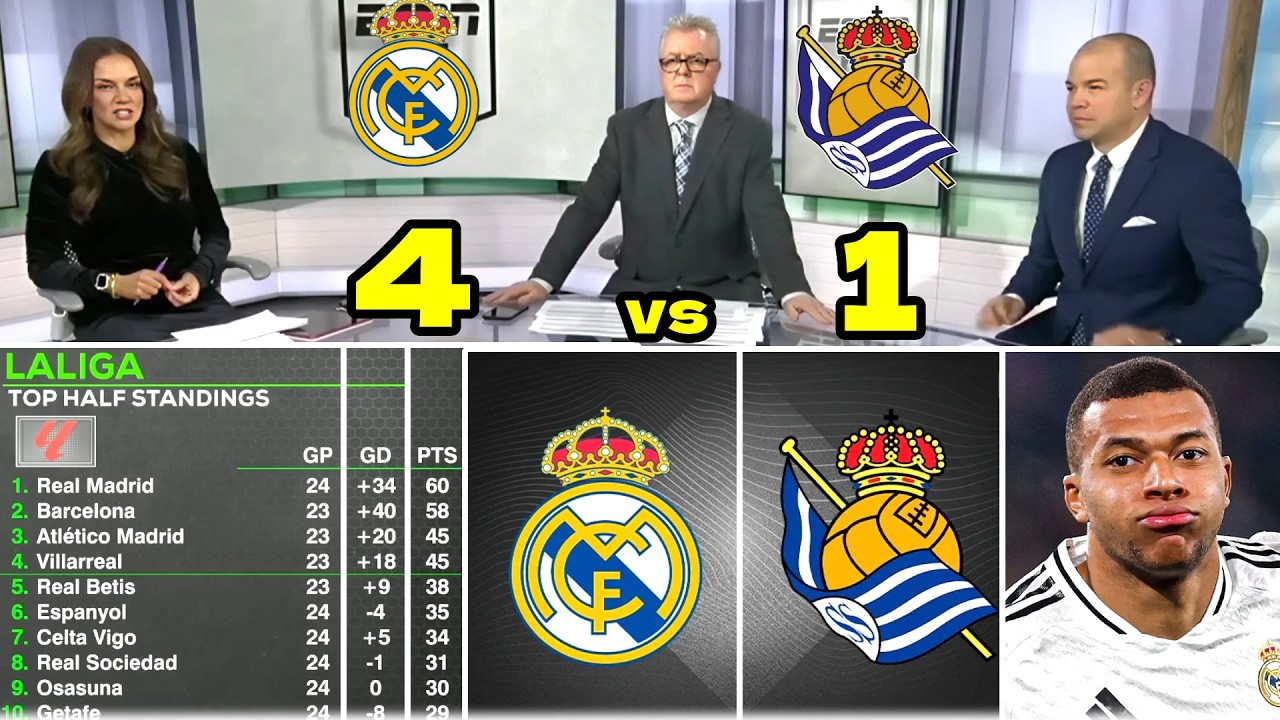 Is Real Madrid better without Mbappé? The big question after Real Madrid vs. Real Sociedad 4-1