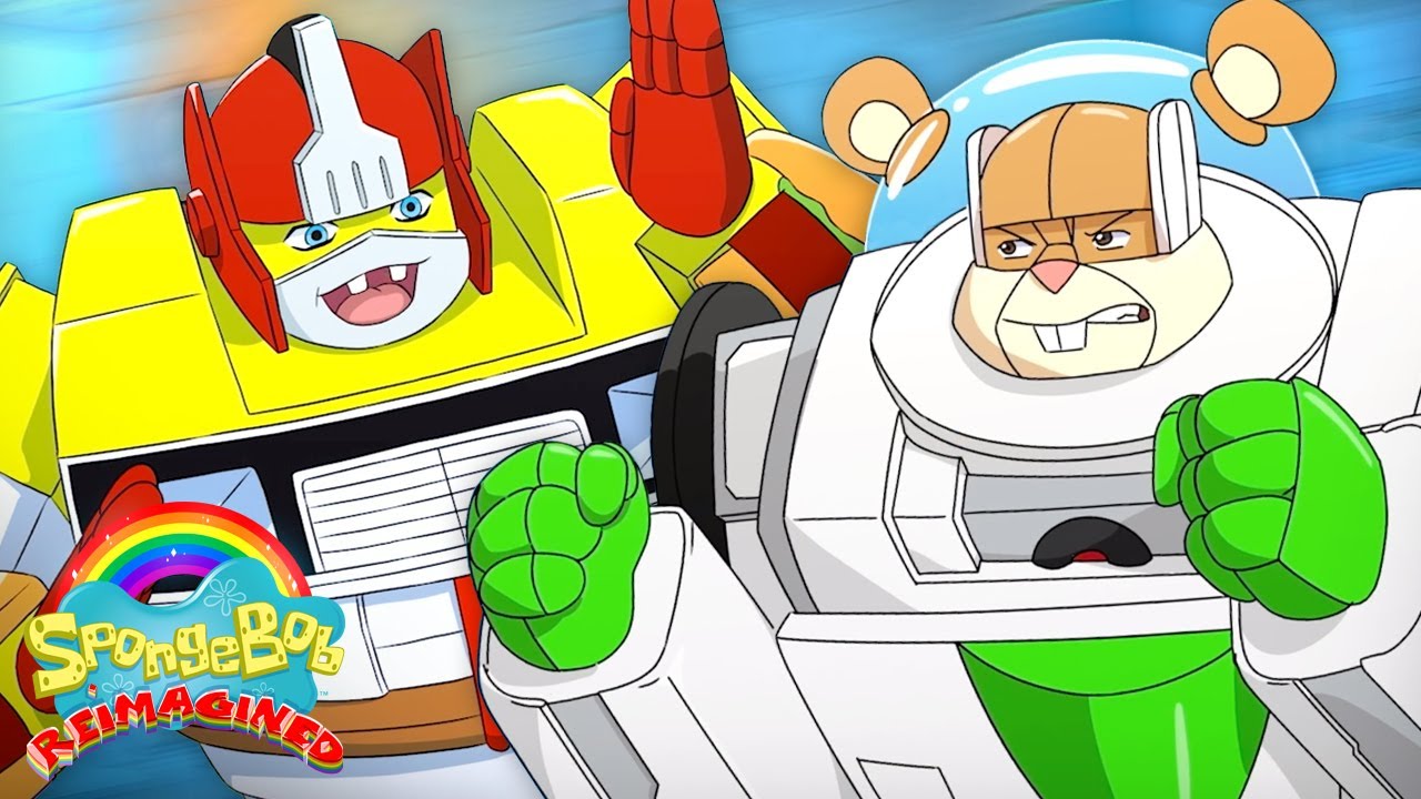 If SpongeBob was a TRANSFORMER! 🤖 | 
