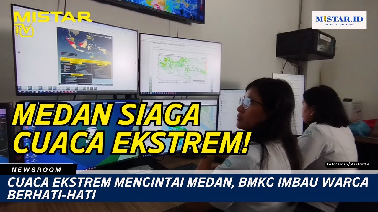 Cuaca Ekstrem Mengintai Medan, BMKG Imbau Warga Berhati-Hati