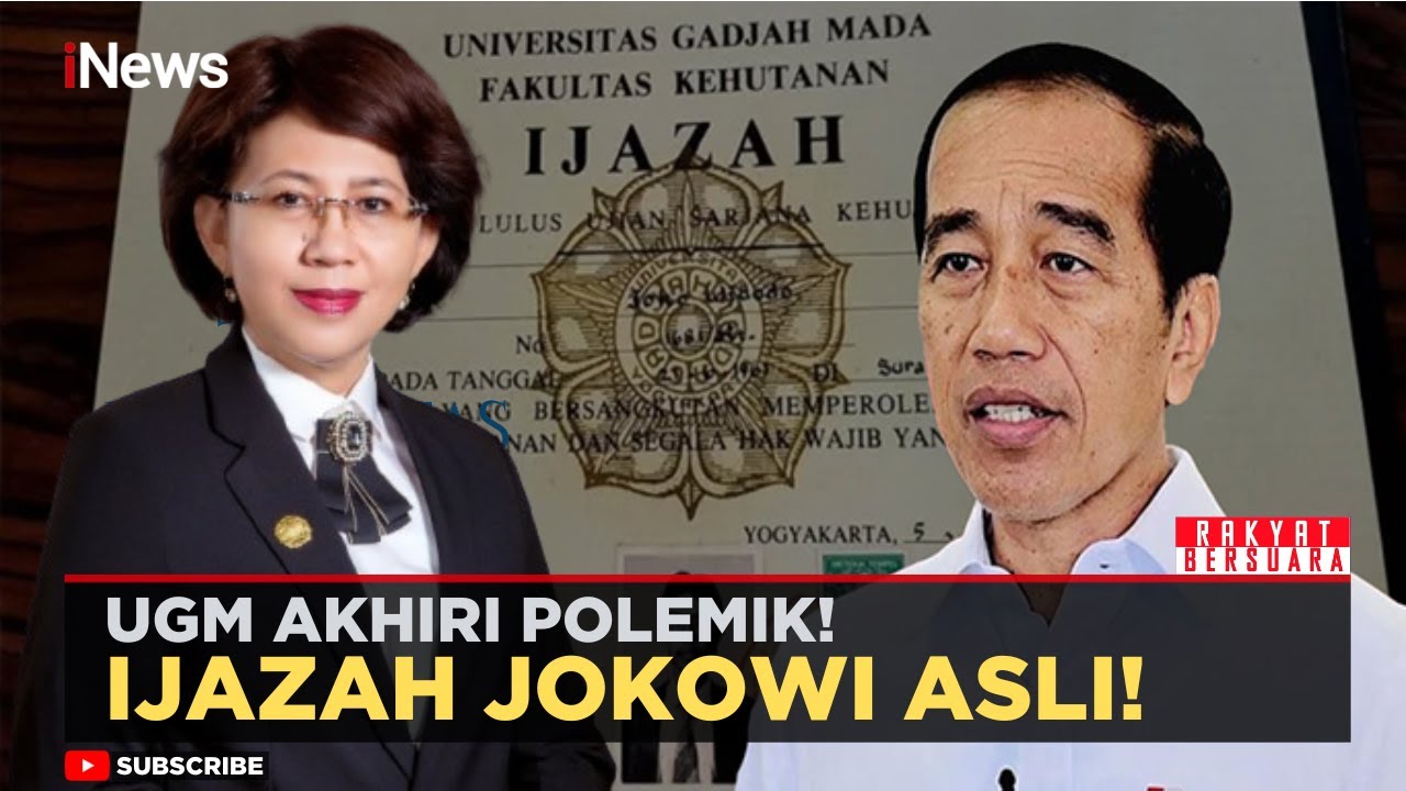 [FULL] RAKYAT BERSUARA: UGM Buka Data! Ini Bukti Ijazah Jokowi Asli—Kasus Selesai!