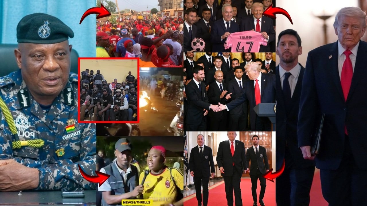 Tamale youth vex IGP after Special Team Leave Tamale + Donald Trump Met Messi, this happened