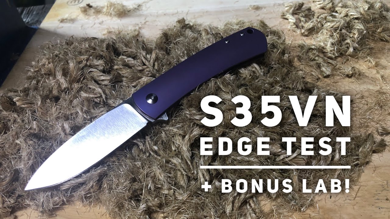 Edge Retention - Massdrop (WE Knives) s35VN