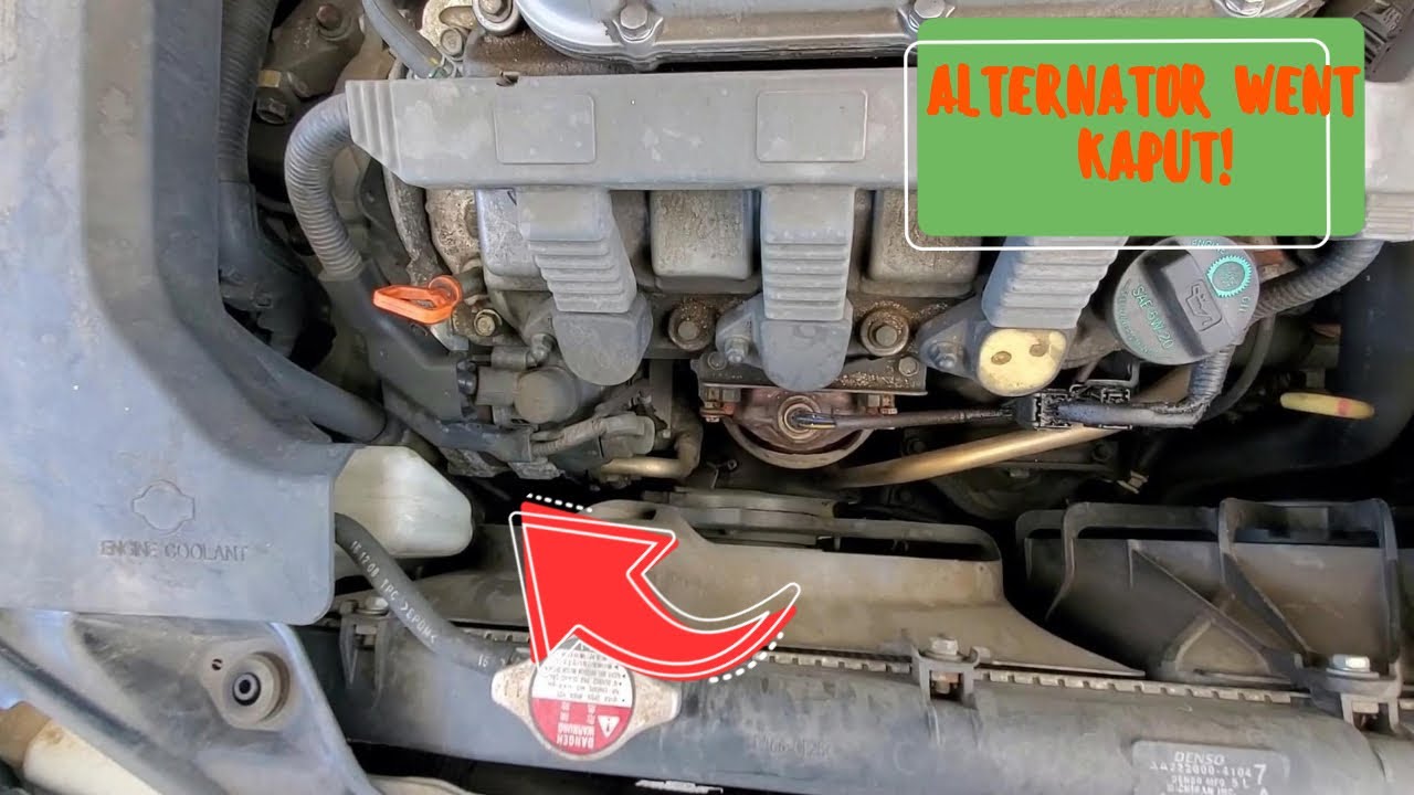 2009-2014 Acura TL 3.7 liter alternator replacement