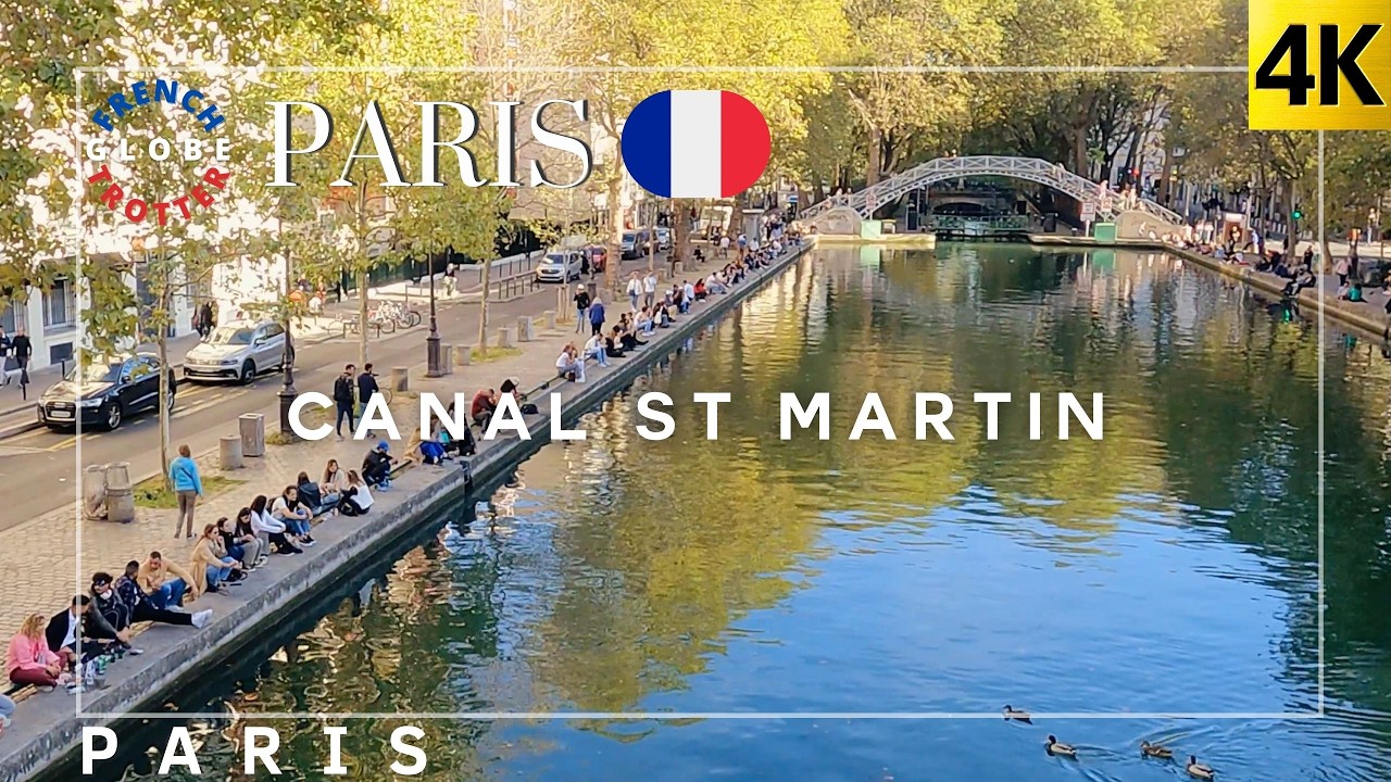 🇫🇷France Paris 10th Arrondissement Walking Tour 🍁4K Walking tour Hôtel de Ville➜ Canal Saint-Martin