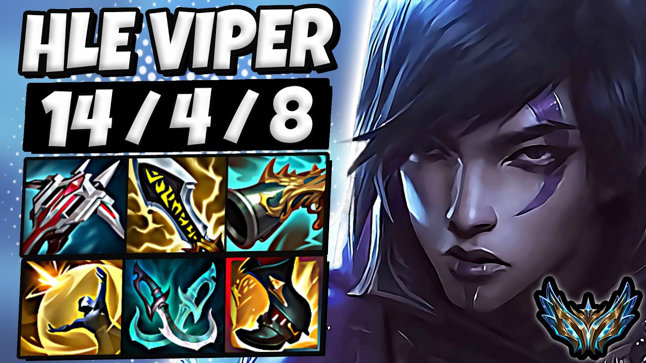 Aphelios vs Kaisa ADC [ HLE Viper ] Korea Challenger Patch 25.18