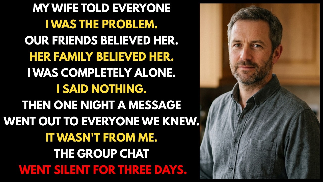 My Wife Told Everyone I Was the Problem. Then Someone Else Sent One Message That Silenced Everyone.