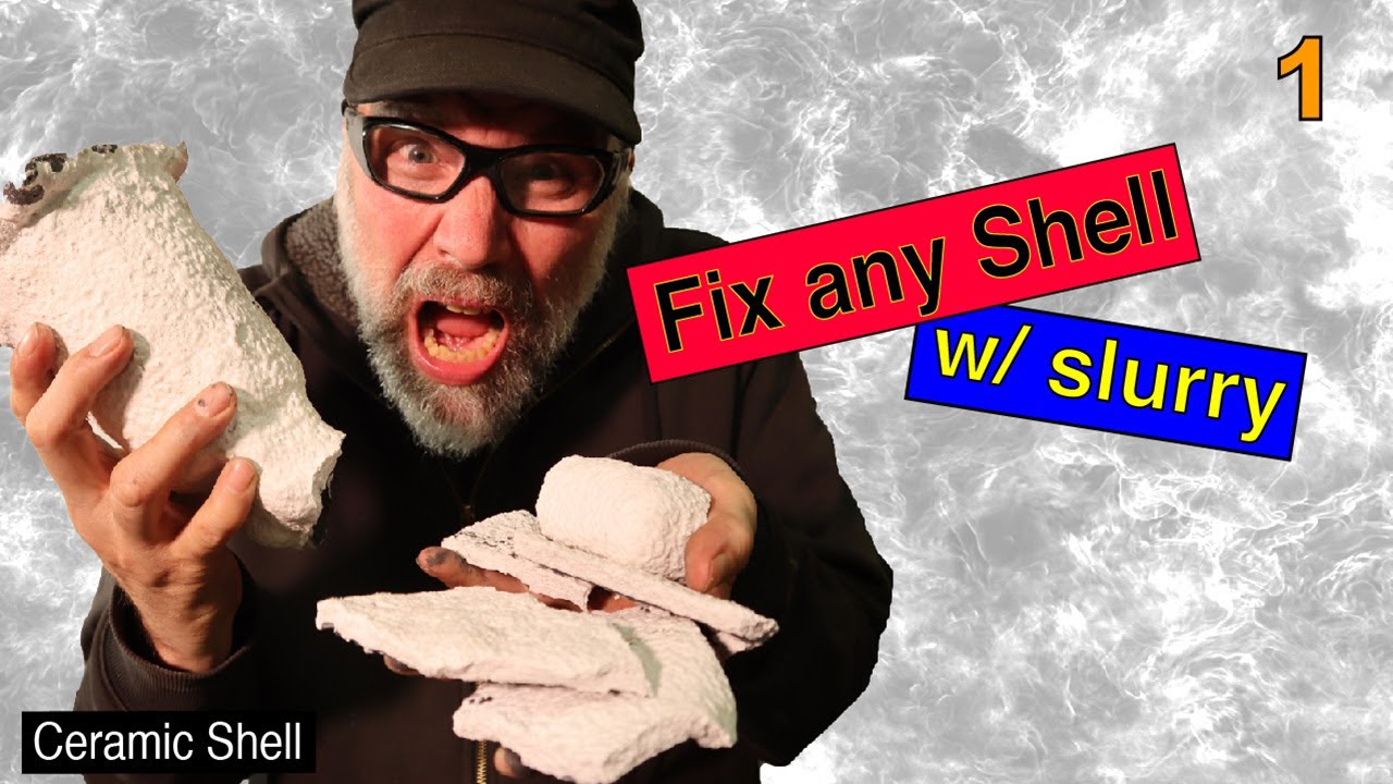 How to fix broken ceramic shell with your Slurry