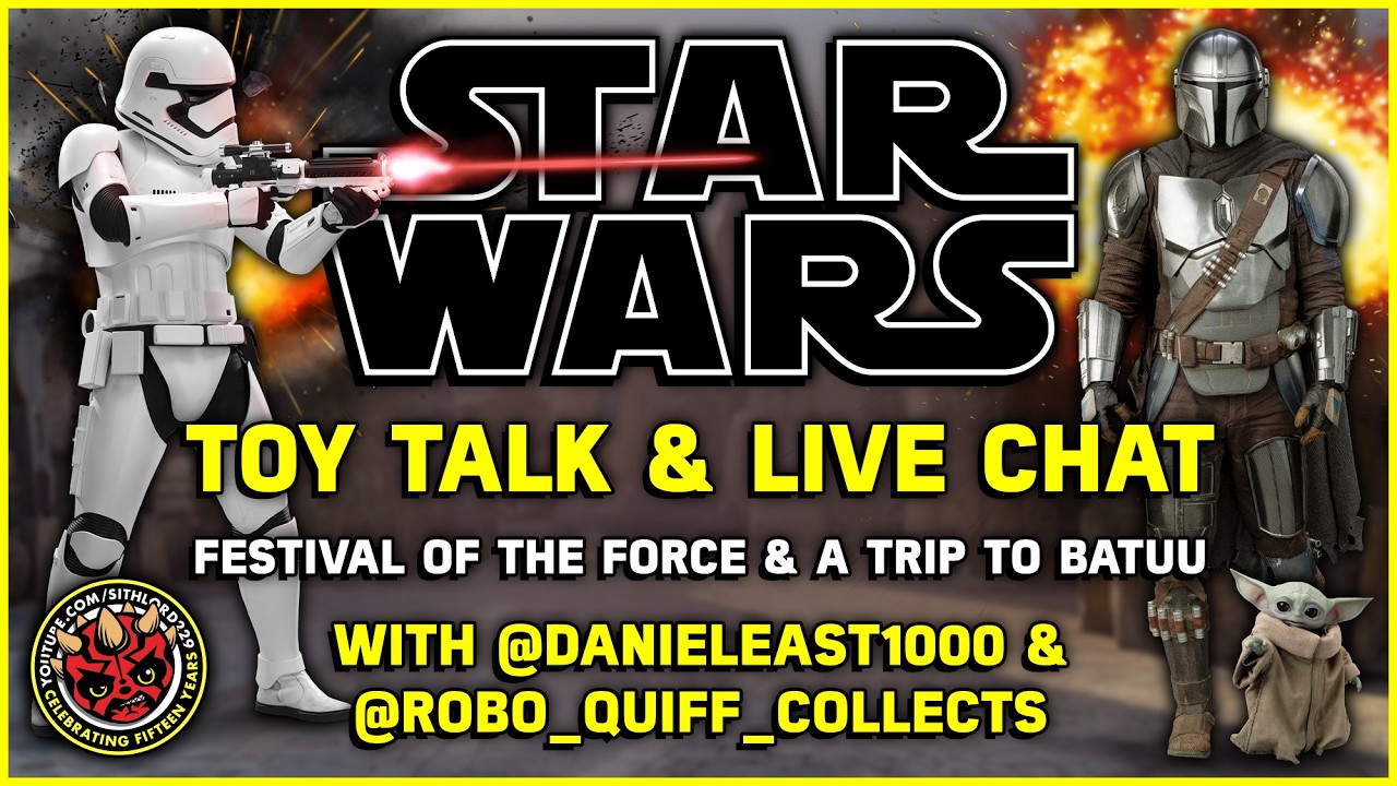 FESTIVAL OF THE FORCE RECAP & A TRIP TO GALAXY'S EDGE! | Star Wars Toy Talk & Live Chat