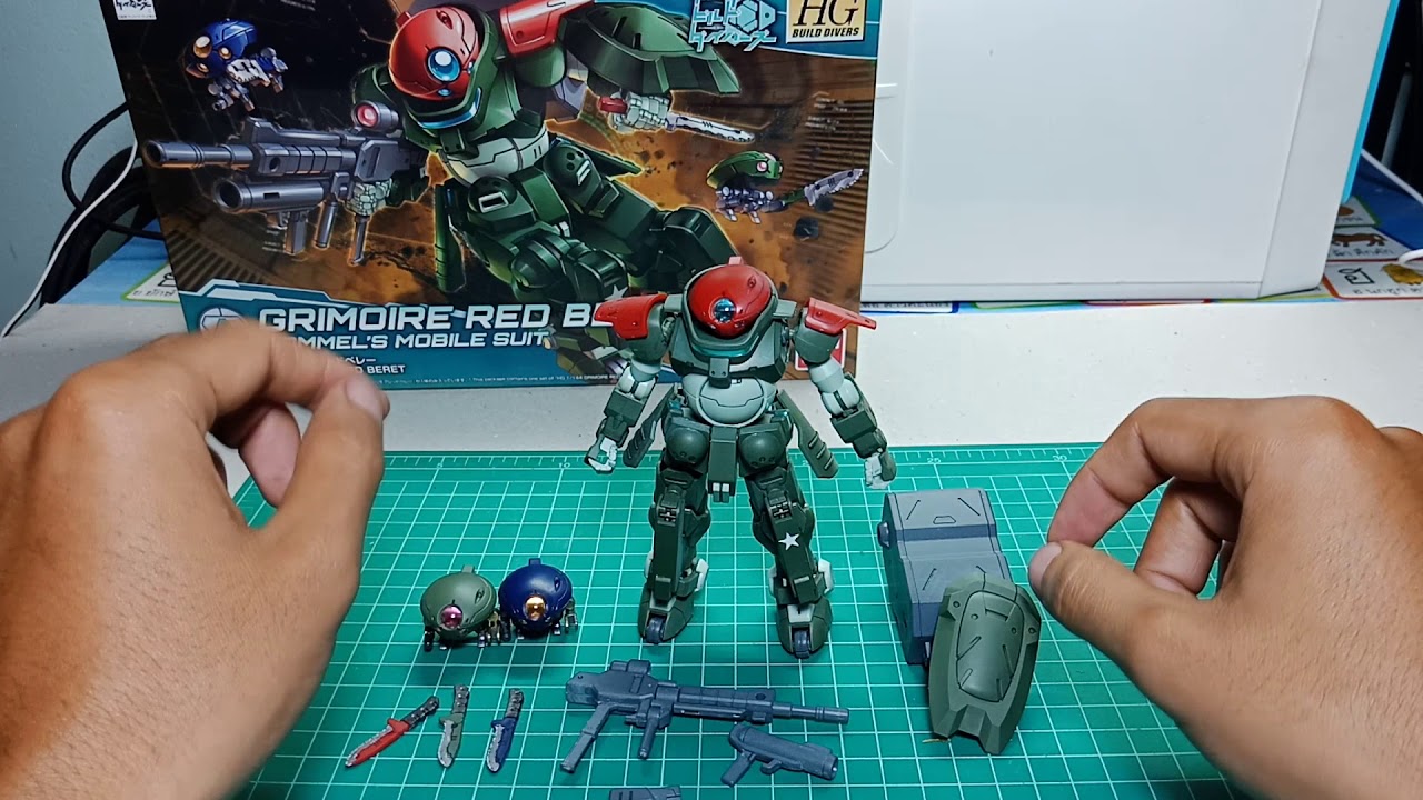 Ep.2 (รีวิว) HG 1/144  Grimoire Red Beret [Review by Num]