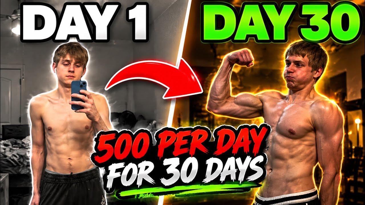 I Did 500 Pushups a DAY For 30 Days!