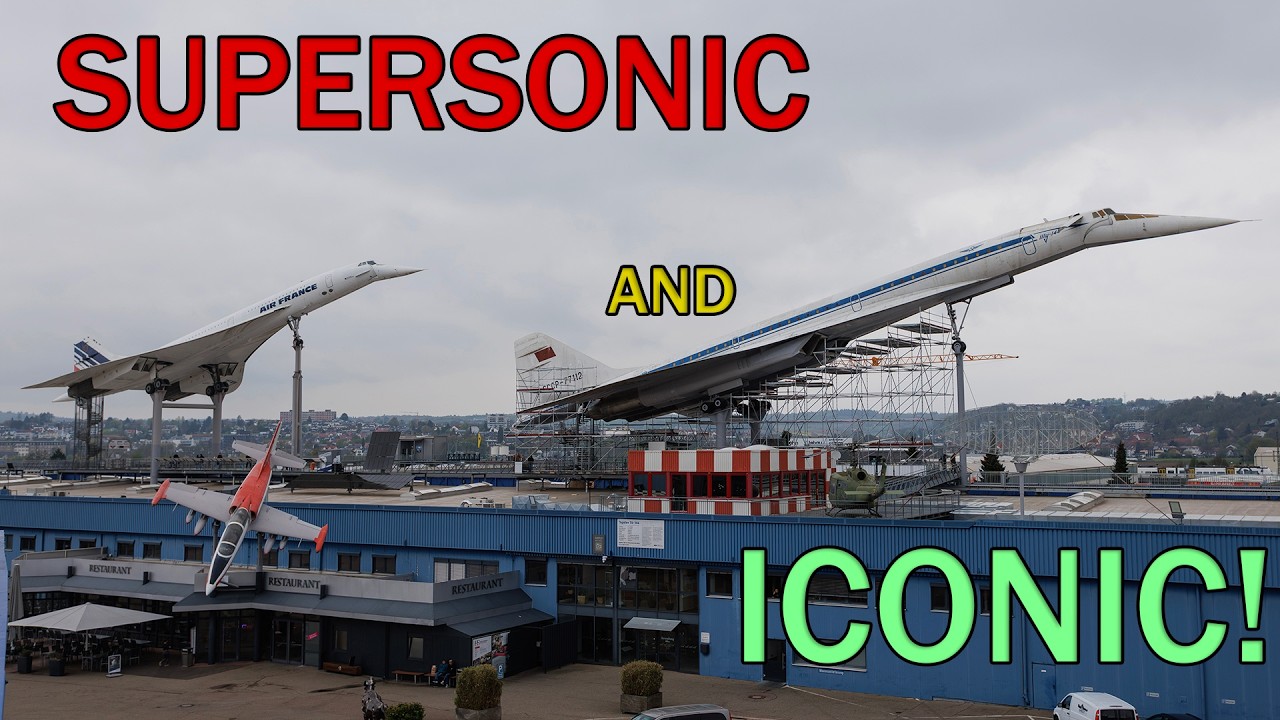 ✈️ CONCORDE & CONCORDSKI in a museum every AVIATION GEEK should VISIT! Complete WALKING TOUR (4K)