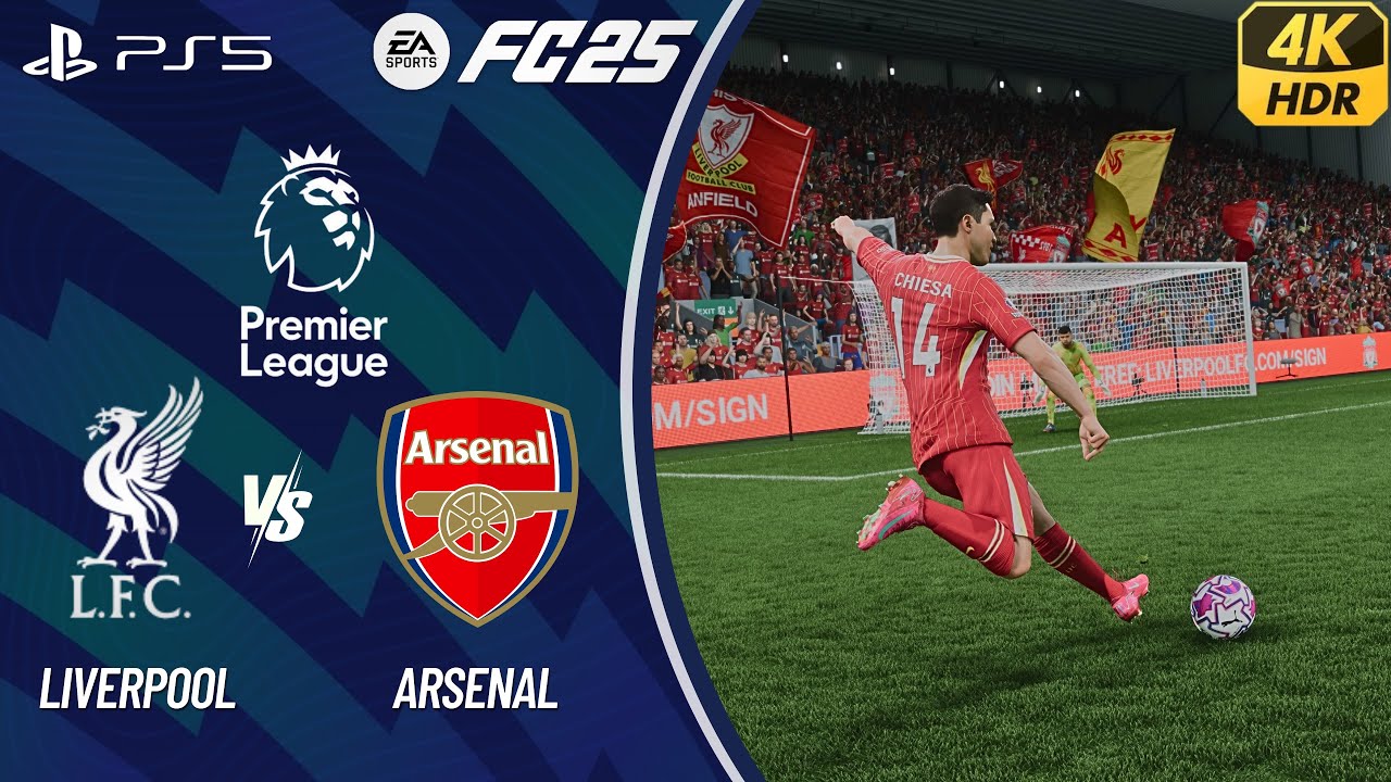 FC25 - LIVERPOOL VS ARSENAL | PREMIER LEAGUE 25/26 | [4K60]