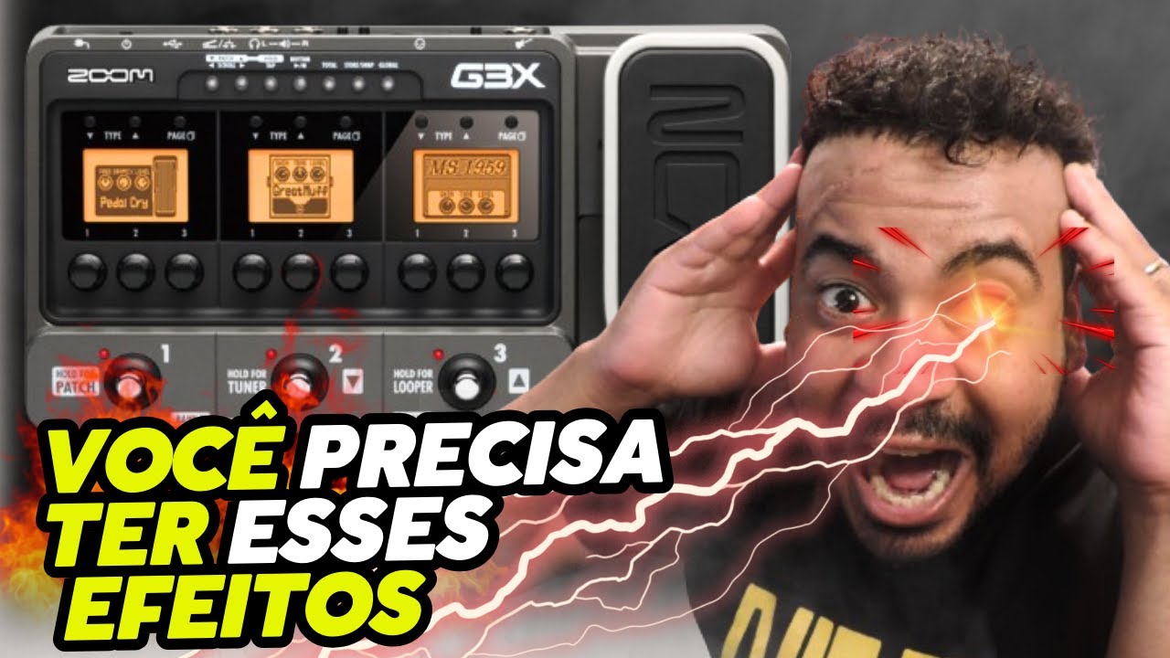 É isso que acontece quando você sabe timbrar zoom g3x