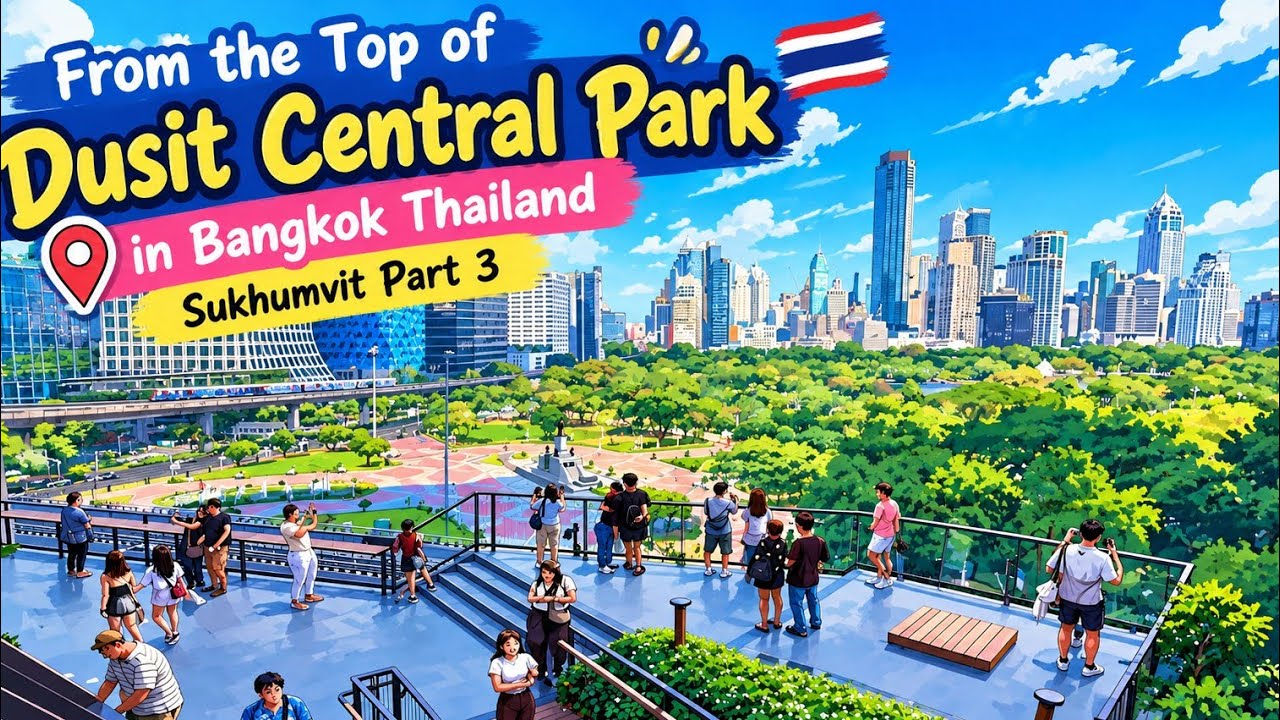 From the top of Dusit Central Park in #bangkok #thailand #sukhumvit part 3 