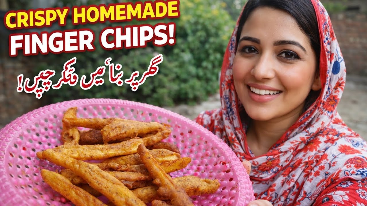Crispy Homemade Finger Chips Recipe | Easy & Tasty French Fries at Home
