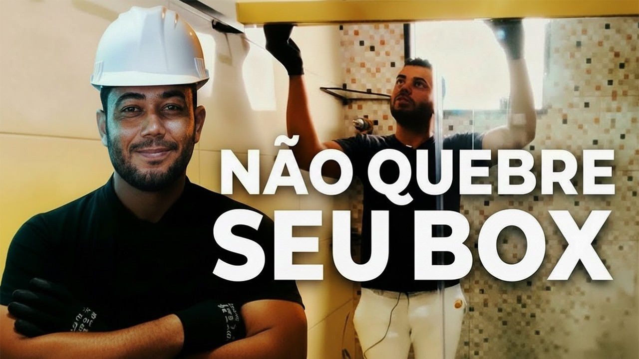 COMO DESMONTAR BOX DE BANHEIRO RÁPIDO E FÁCIL