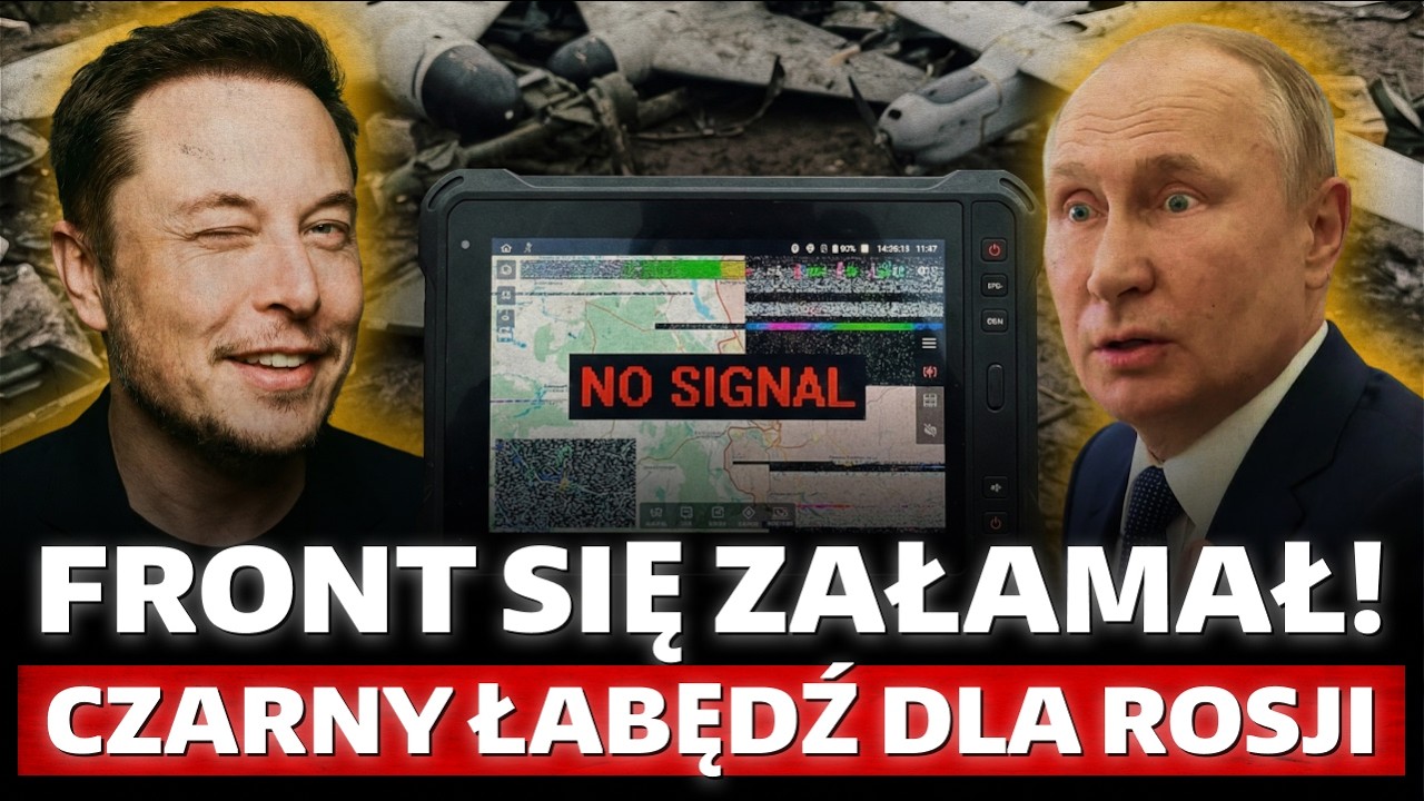 Panika w Rosji. Front PADŁ. Musk ZATRZYMAŁ ŁĄCZNOŚĆ SATELITARNĄ wojsk. Błagają Putina o RATUNEK