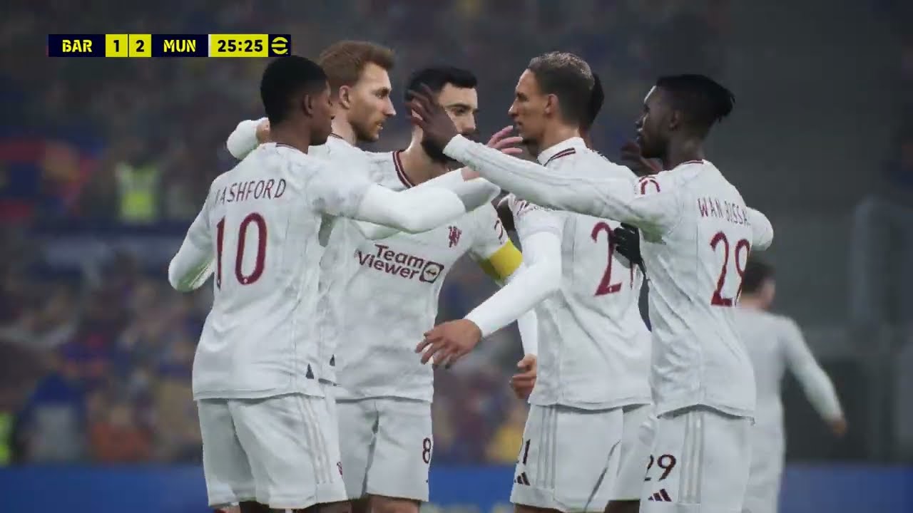 ⚽️ Barcelona - Manchester United | NEW eFootball 2024 Gameplay