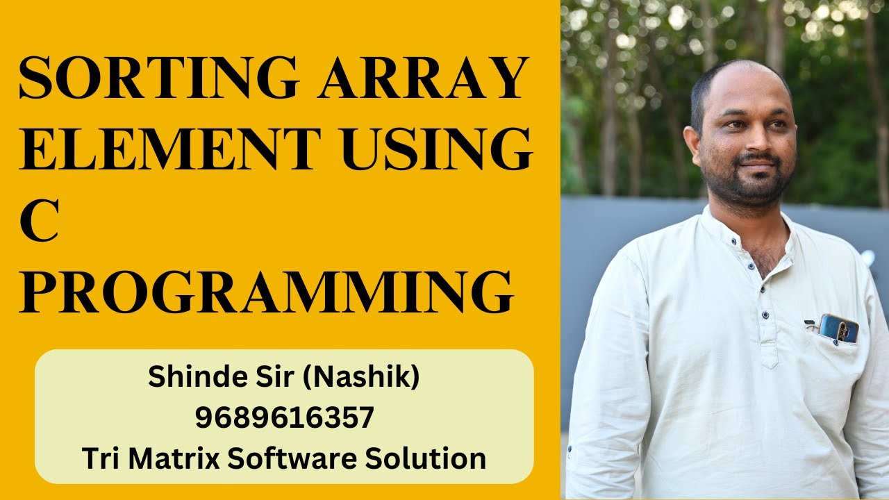 Sorting Array Element (Ascending Or Descending Order ) C Programming
