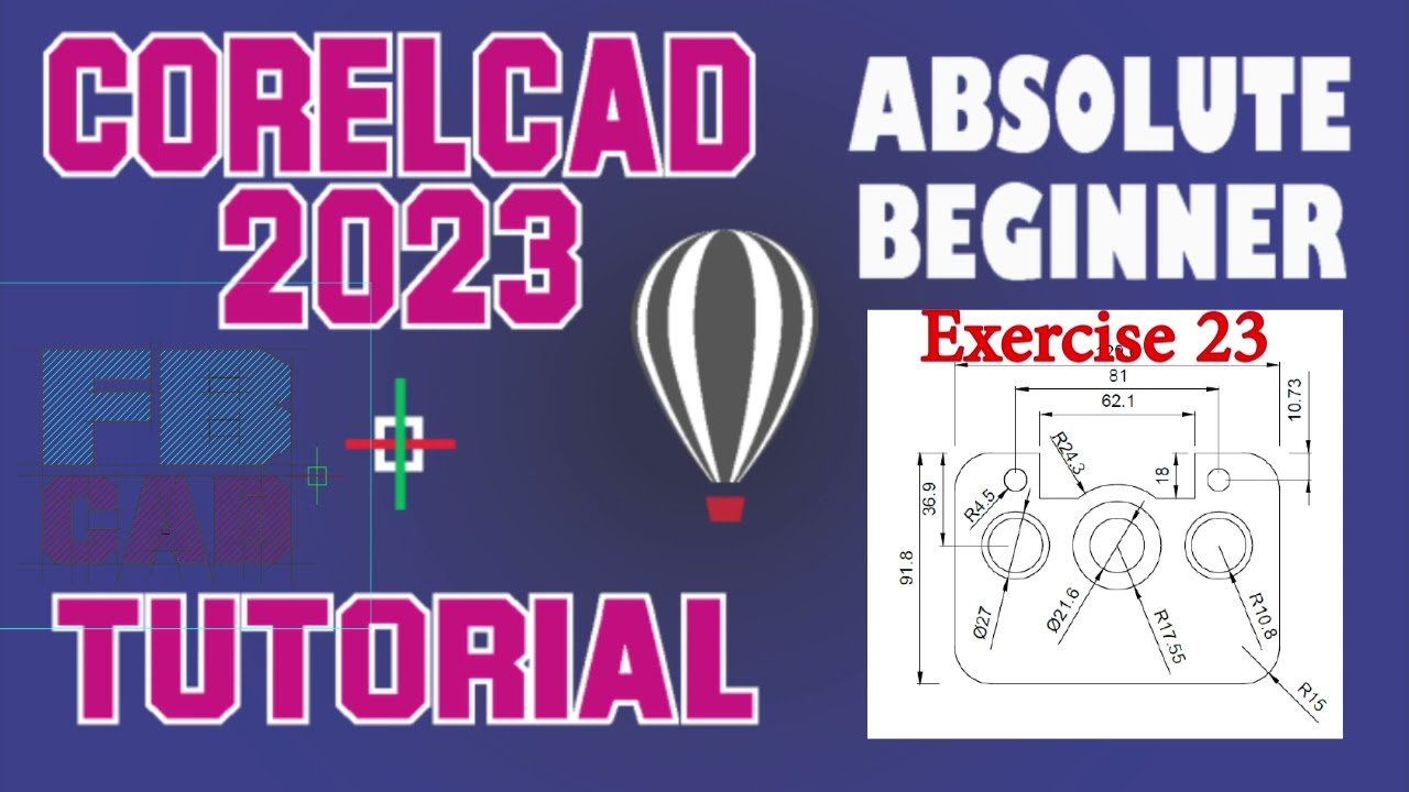 CorelCAD 2023 Tutorial Exercise 23