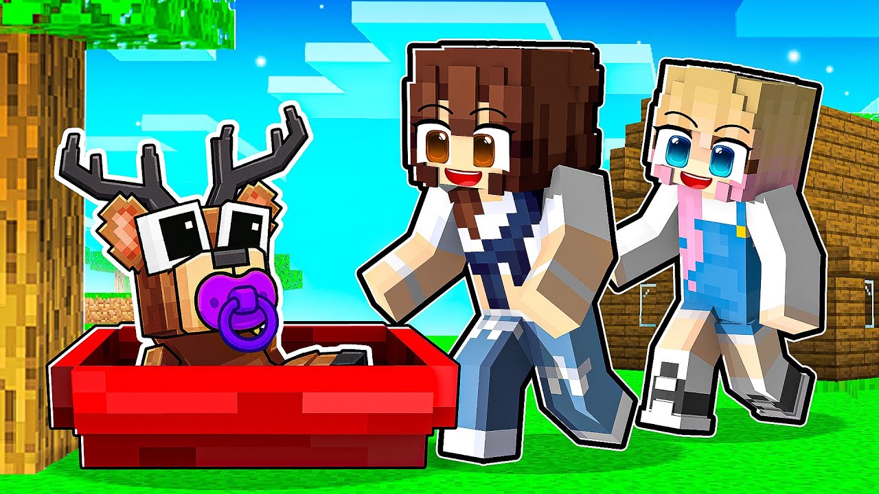 Yavru Geyik Kayboldu🧱Minecraft🧱Ayşem Ece Arı
