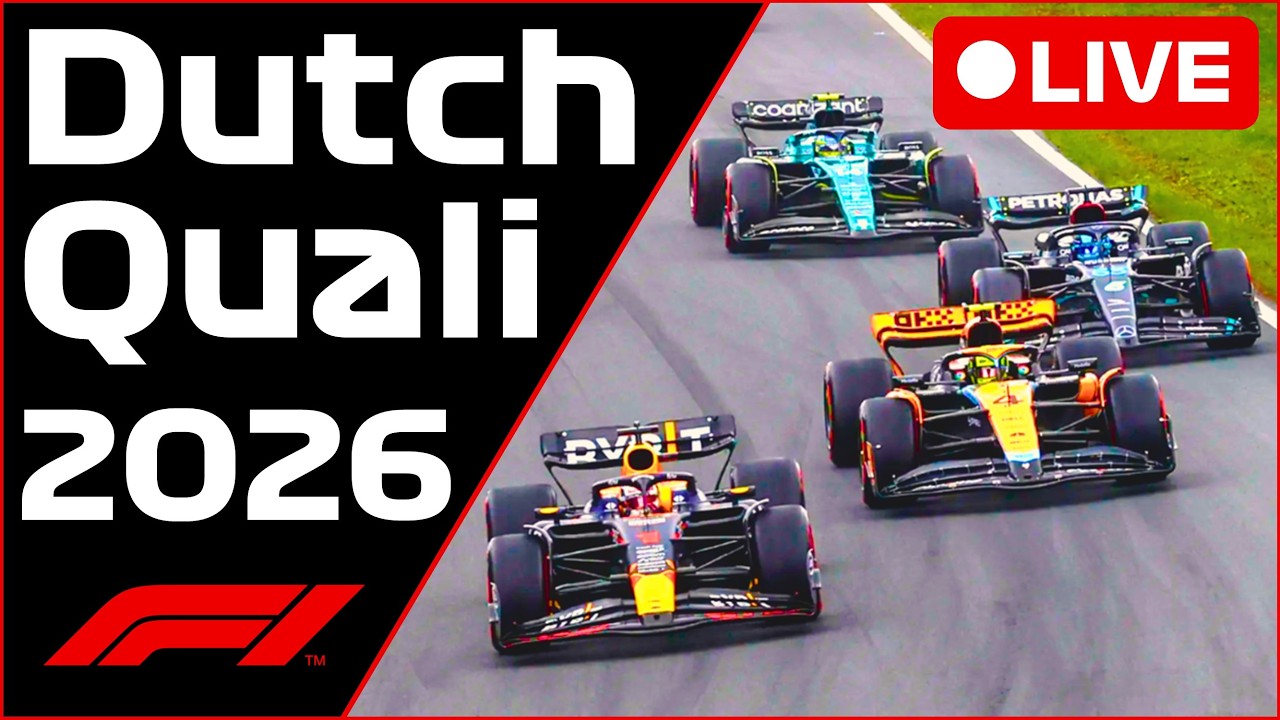 🔴F1 LIVE - DUTCH QUALI - Commentary + Live Timing