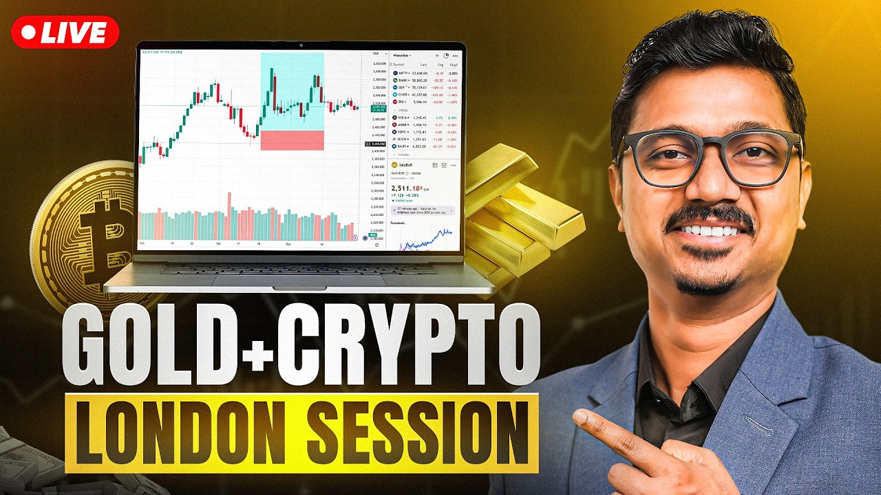 13 Feb | Live Market Analysis for Gold and Crypto | Hindi