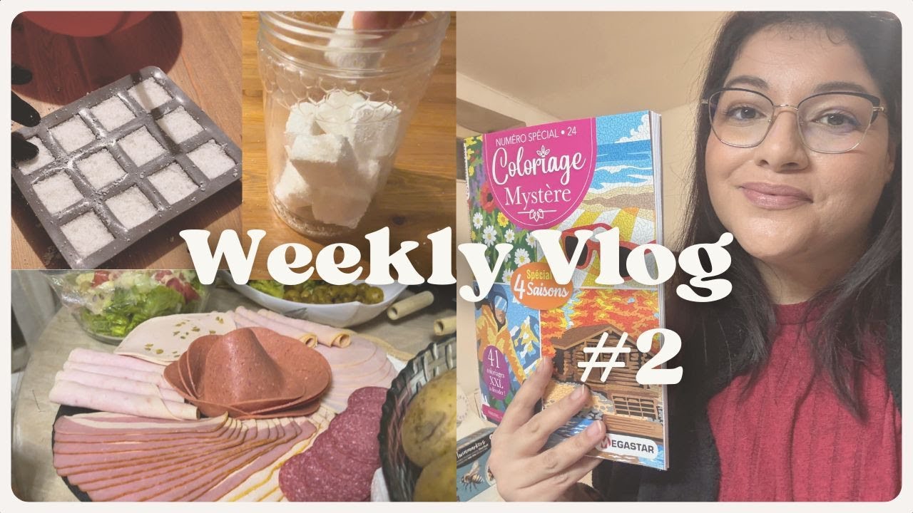 VLOG #2 : Bon plan coloriage mystère, je tente les pastilles lave vaisselle maison ( gros FAIL )