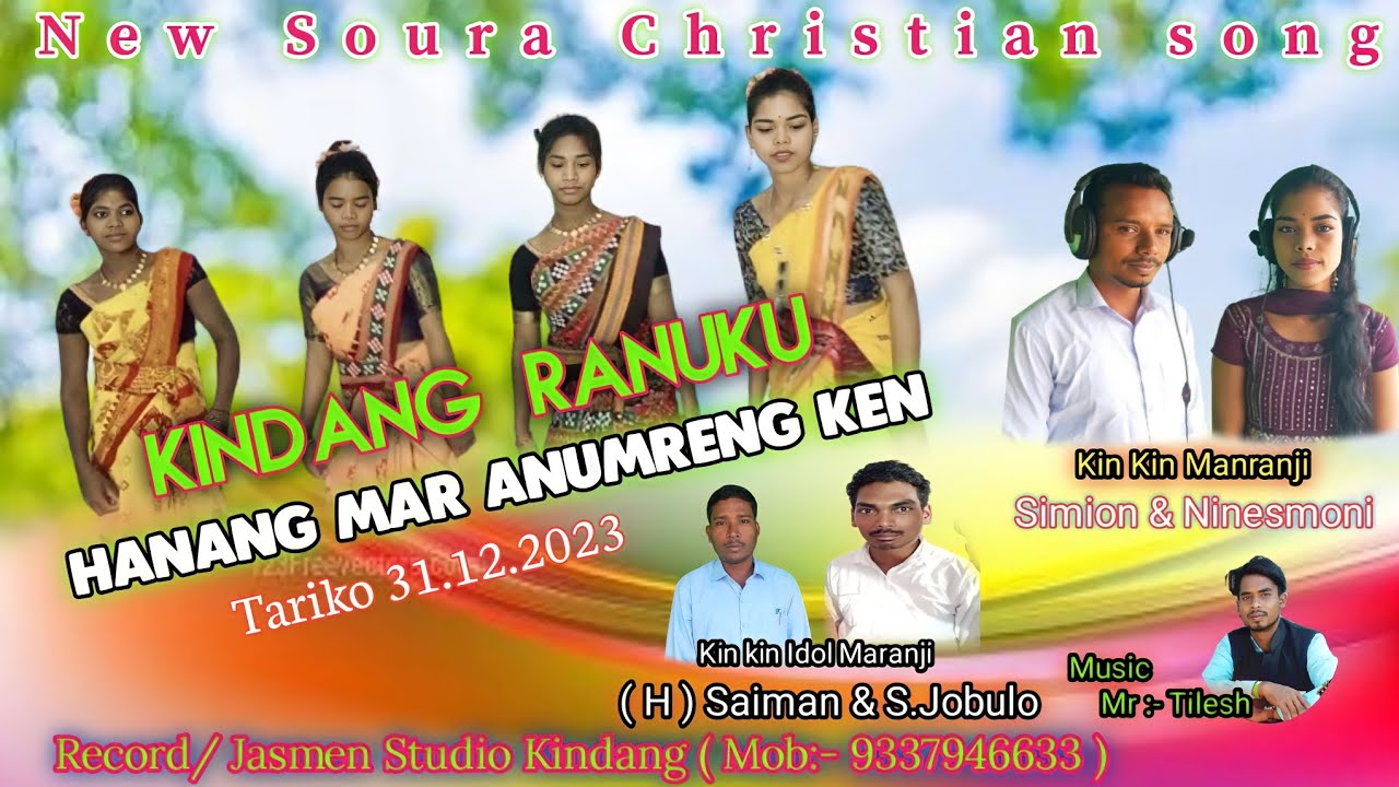 Kindang Ranuku Hanang mar Daudo Gamang  Anumreng Ken|| New Soura 2023 || Simion & Ninesmoni #Jasmen