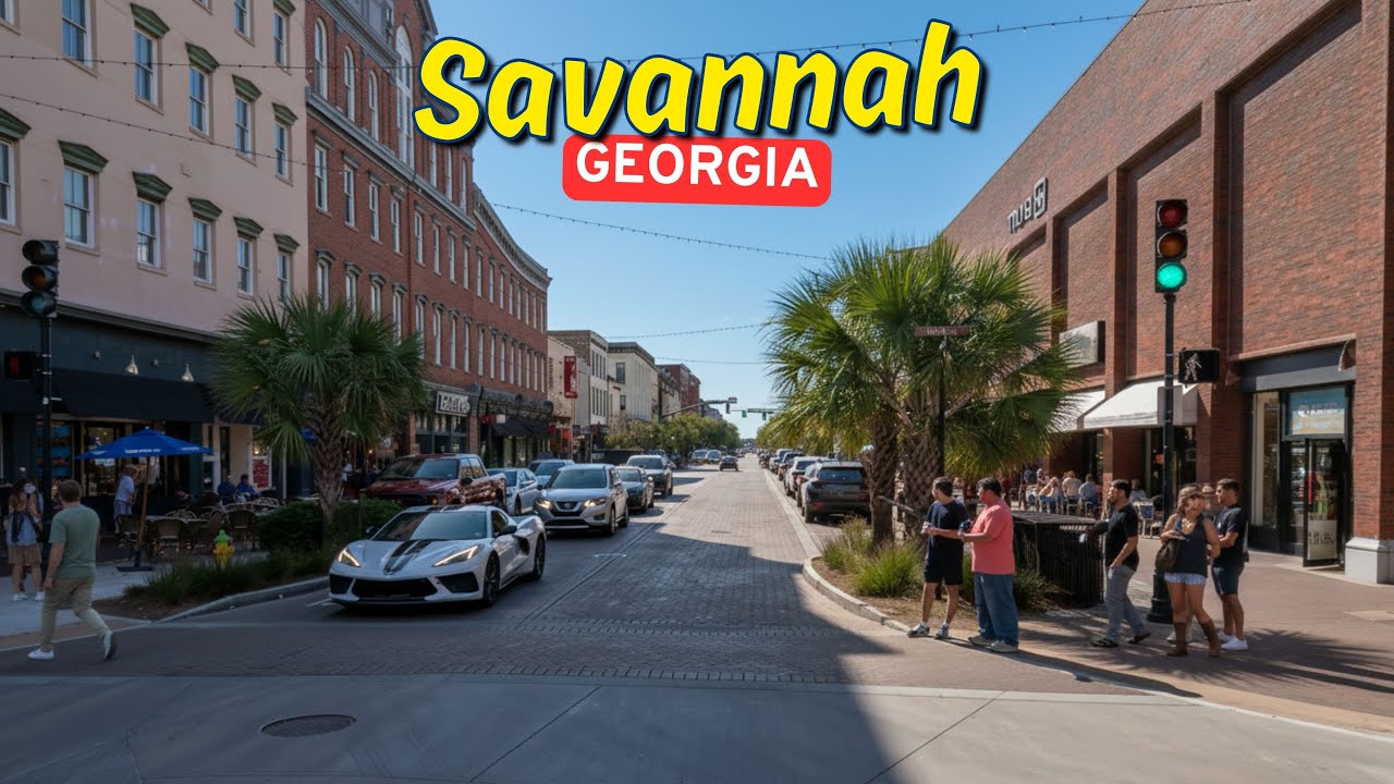Driving Through Savannah, Georgia