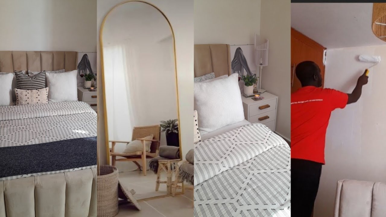 BEDROOM MAKEOVER SERIES+BEDROOM UPGRADE+ FINALLY PAINTING THE BEDROOM+CLEAN & ORGANIZE+AMAZING PLUGS