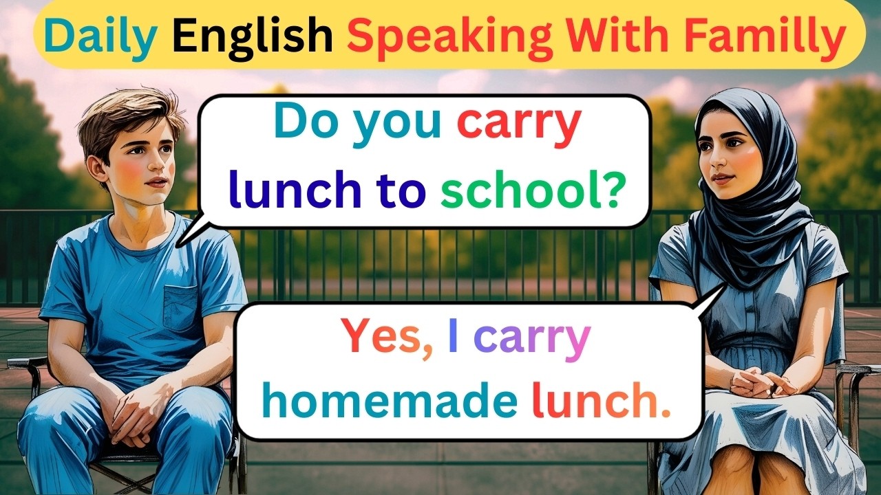 Easy English Family Conversation Questions & Answers  Quick English Talk
