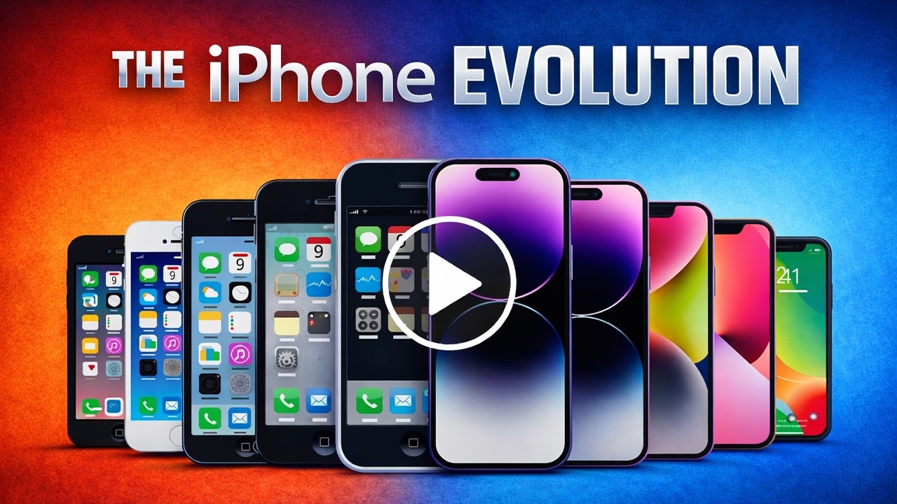 ලෝකය වෙනස් කළ iPhone කතාව | ආරම්භයේ සිට අද දක්වා |  iPhone එදා සහ අද