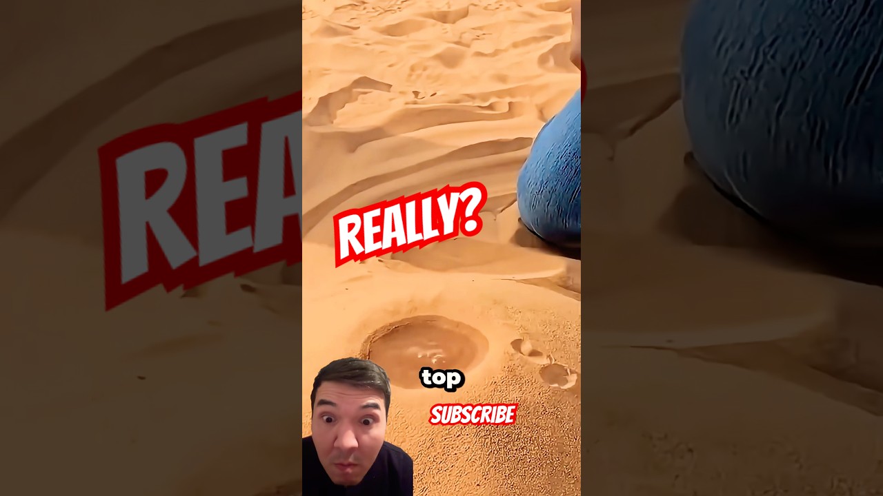 Cool experiment with sand😱