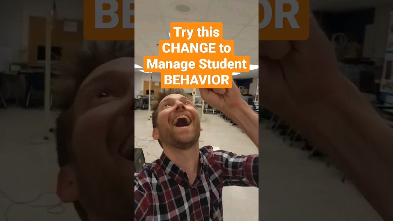 REMEMBER! - You can MANAGE Student Behavior 🚫 Using THIS SIMPLE CHANGE!🪑🙌 #classroommanagement