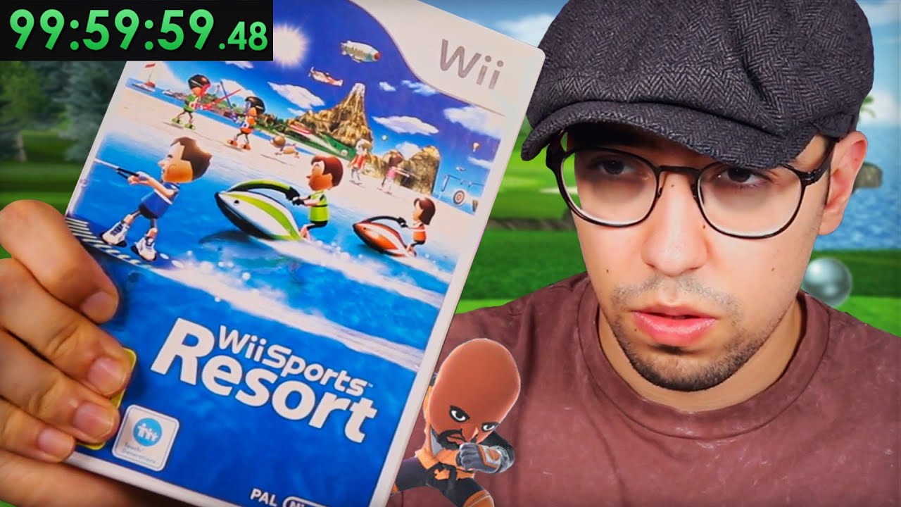 Ich habe trainiert, um dieses Wii Spiel zu meistern