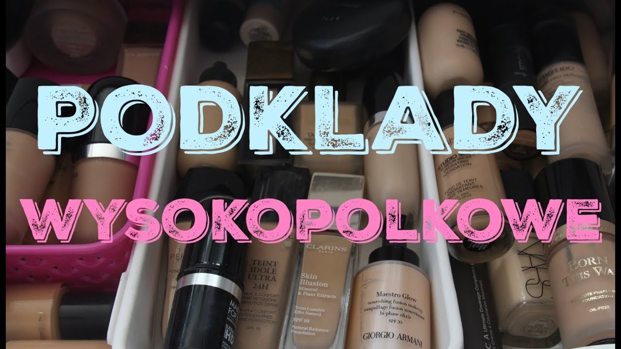 Moja kolekcja kosmetyków - część II - podkłady wysokopółkowe + zaproszenie