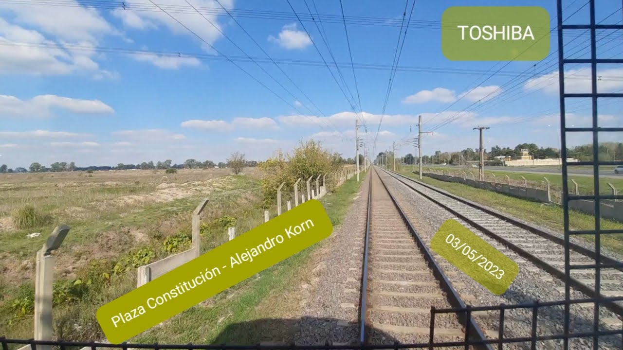 Cabview | Trenes Argentinos | P. Constitución - A. Korn | 03/05/2023 #列車 #cabride #railway #τρένο