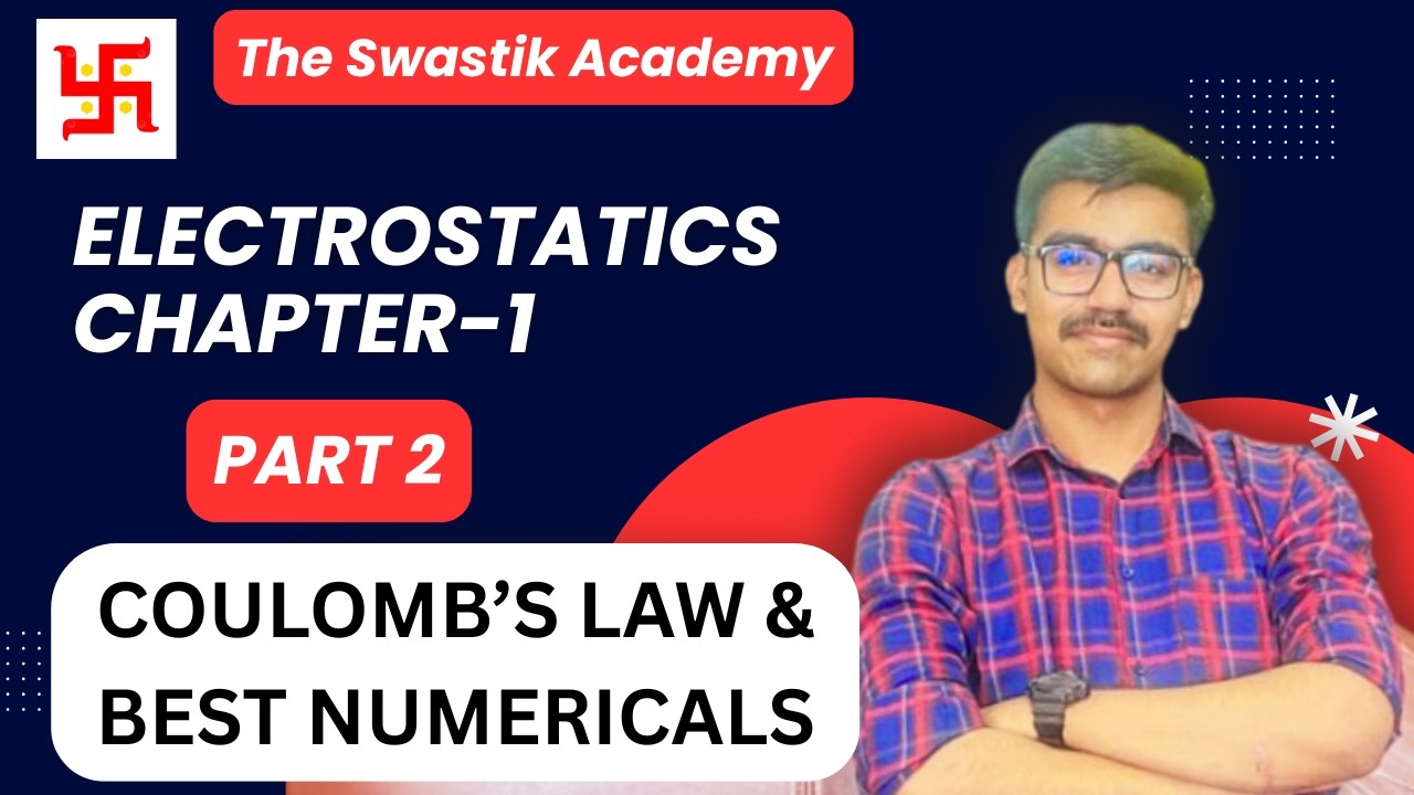 Coulomb's law and Best Numericals , Electrostatics part 2 NEET / JEE